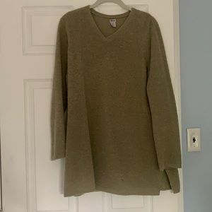 Mimi maternity olive sweater dress
